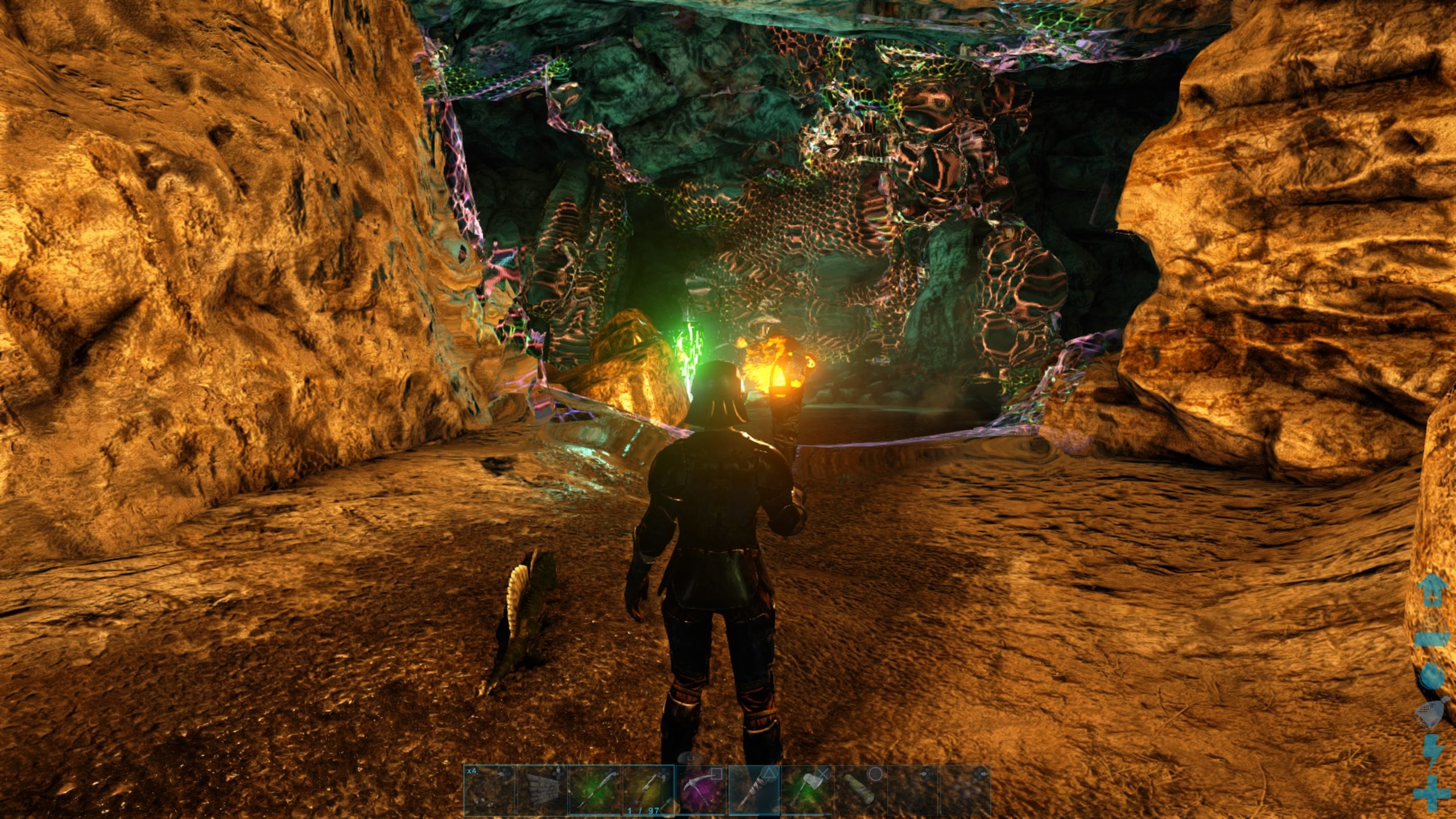 Ark Ps4 危険生物の巣窟 狩人の洞窟を攻略 Hrk無意識ゲーム録